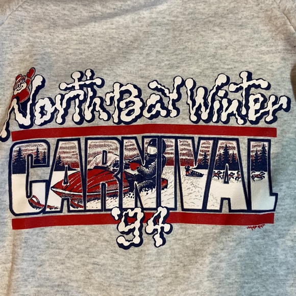 DeadStock 1994 Northbay winter carnival sweater, never worn washed once - Picture 2 of 8